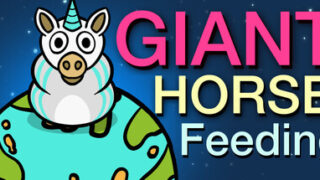 Giant Horse Feeding