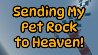 Sending my Pet Rock to Heaven